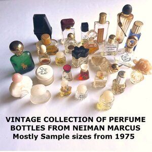 Vintage Perfumes bottles Sample size collection from NM 1975